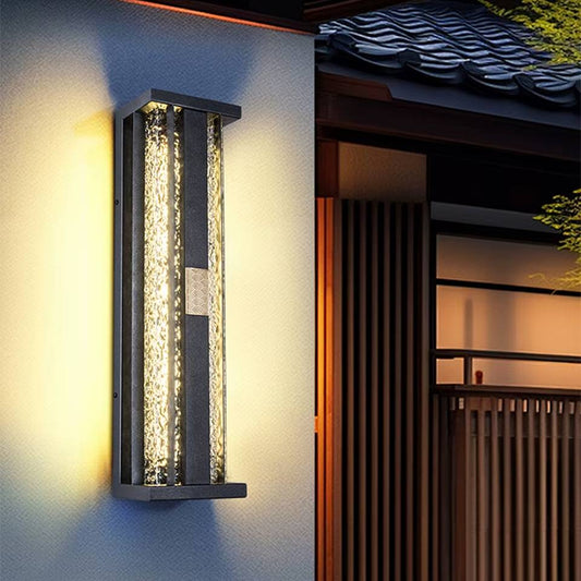 Verthara Waterproof Stainless Steel Outdoor Wall Light – Heavy Duty Asian Inspired Lantern for Garden and Porch Cool White / 30cm