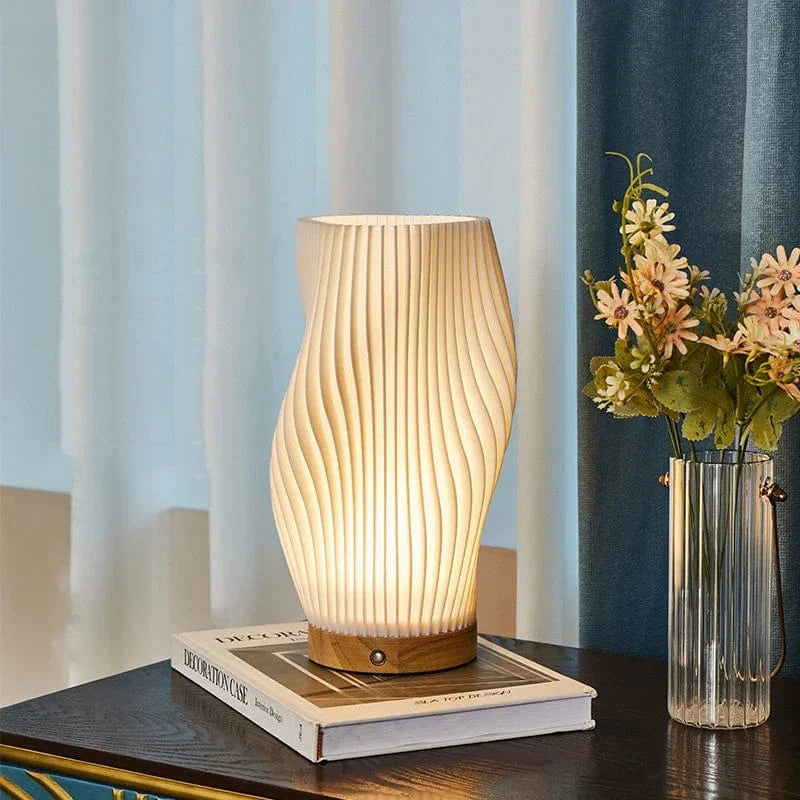 Verthara Wavecrest Table Lamp Medium / Swirl