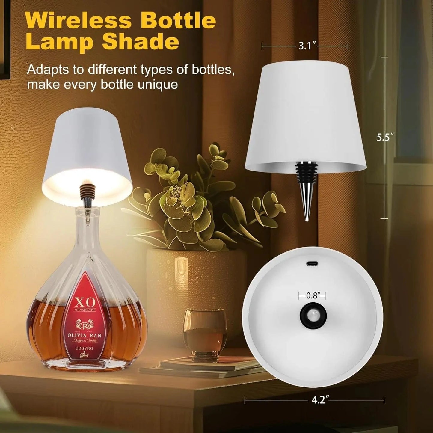 Verthara Wireless Bottle Lamp