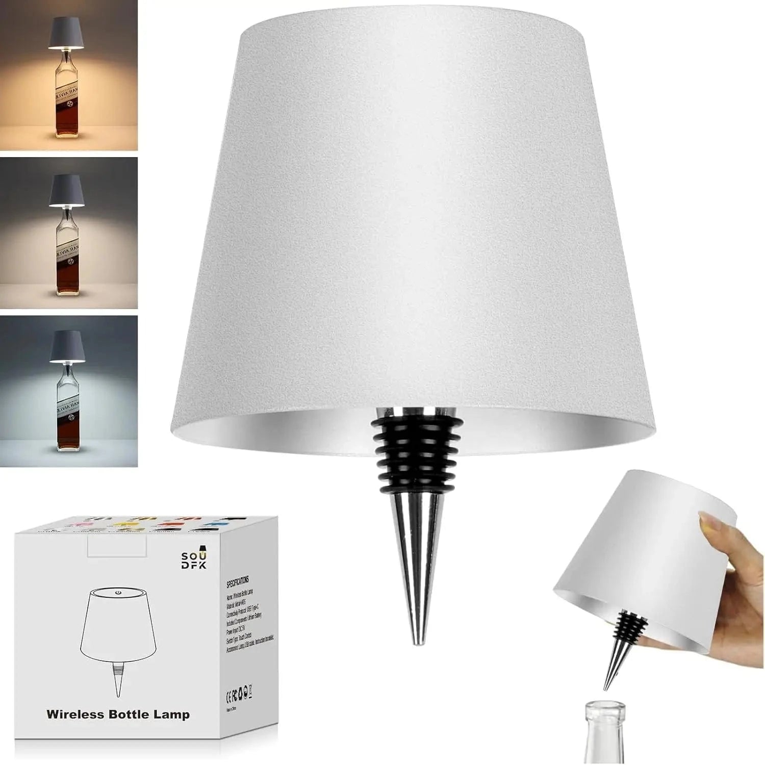 Verthara Wireless Bottle Lamp