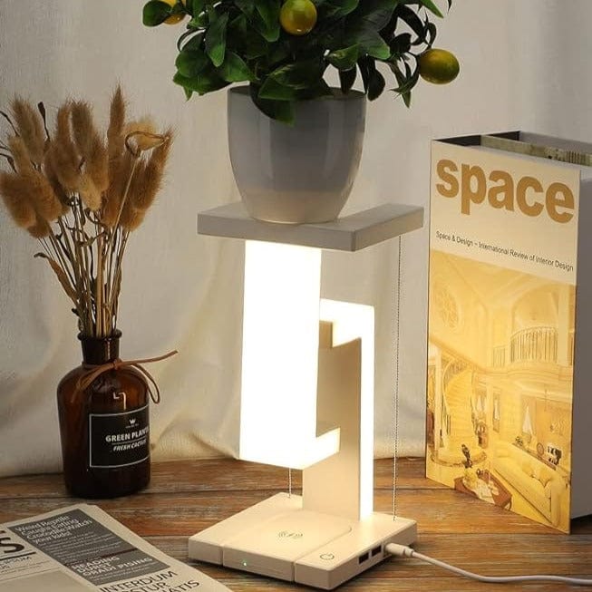 Verthara Wireless Charger Levitating LED Table Lamp