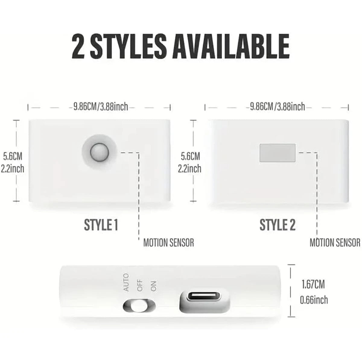 Verthara Wireless LED Motion Sensor Night Light With Magnetic Mount – Rechargeable - Warm White - Indoor Use - Long Battery Life - Smart Control