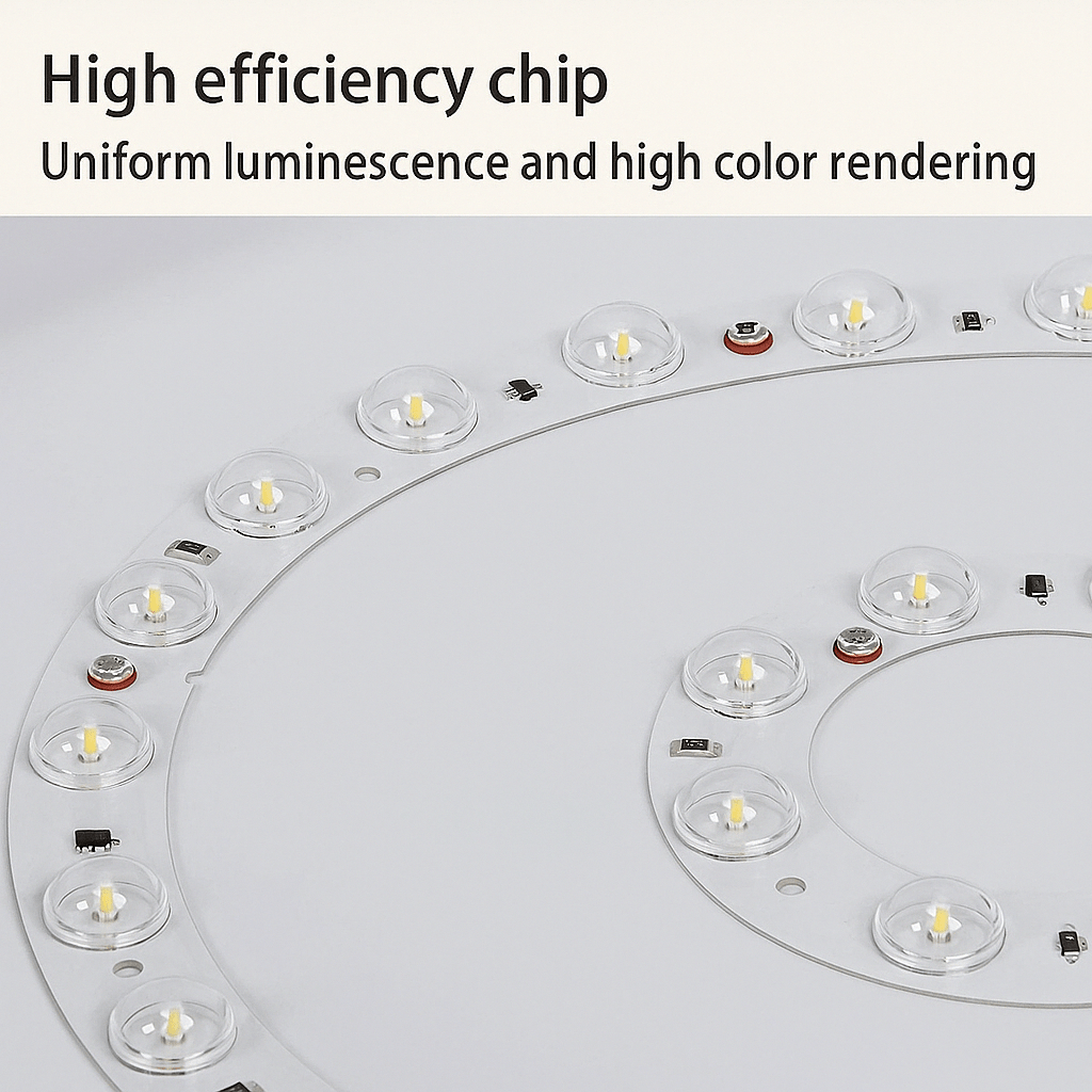 Verthara Wooden Macaron Design LED Ceiling Light