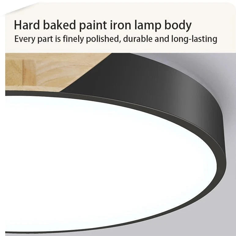 Verthara Wooden Macaron Design LED Ceiling Light