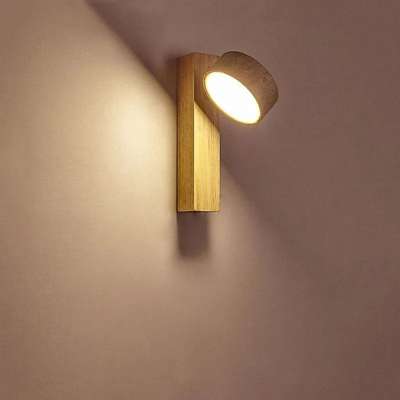 Verthara Yellow Cave Stone LED Sconce