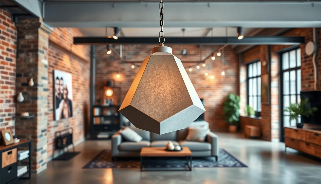 Use Concrete Pendant Lamps to Elevate Your Industrial Chic Decor
