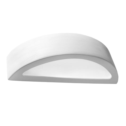 Atena Ceramic Wall Lamp - White - Modern & Classic Design - E27