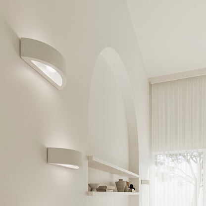 Atena Ceramic Wall Lamp - White - Modern & Classic Design - E27