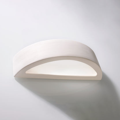 Atena Ceramic Wall Lamp - White - Modern & Classic Design - E27