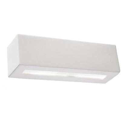 Vega Ceramic Wall Lamp - White - Modern Bidirectional Design - E27 LED