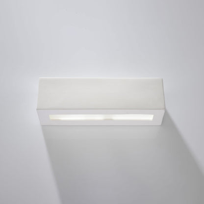 Vega Ceramic Wall Lamp - White - Modern Bidirectional Design - E27 LED