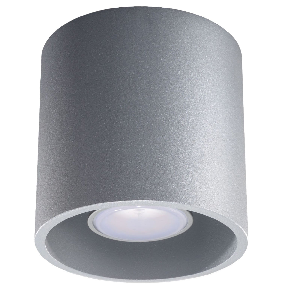 Orbis Gray Ceiling/Wall Lamp - Cylindrical - GU10 LED - Aluminum