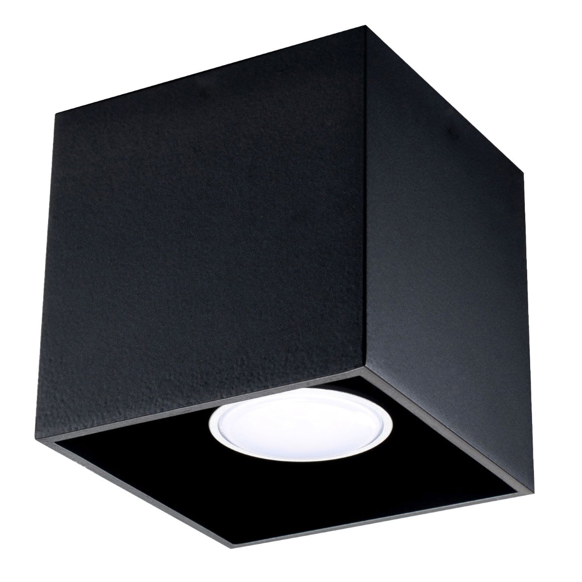 Quad Black Ceiling/Wall Lamp - Modern Cylindrical Design - LED - Aluminum