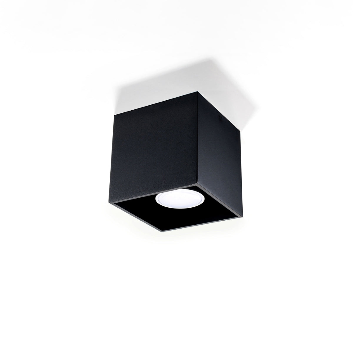 Quad Black Ceiling/Wall Lamp - Modern Cylindrical Design - LED - Aluminum