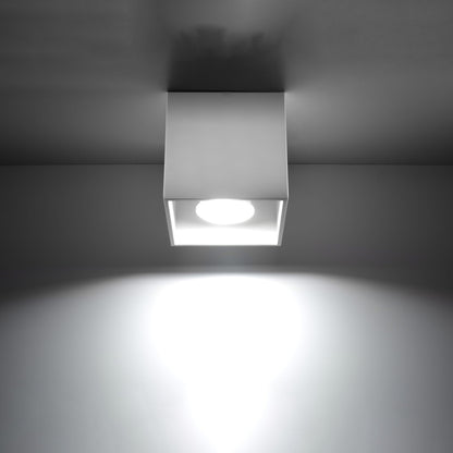 Quad White Aluminum Ceiling Lamp - Modern - Adjustable LED Lighting - Stylish Design