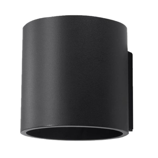 Orbis Black Ceiling & Wall Lamp - Cylindrical Design - Minimalist Lighting