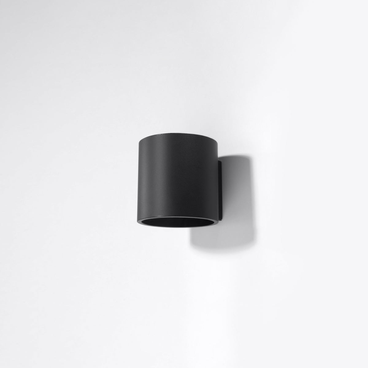 Orbis Black Ceiling & Wall Lamp - Cylindrical Design - Minimalist Lighting