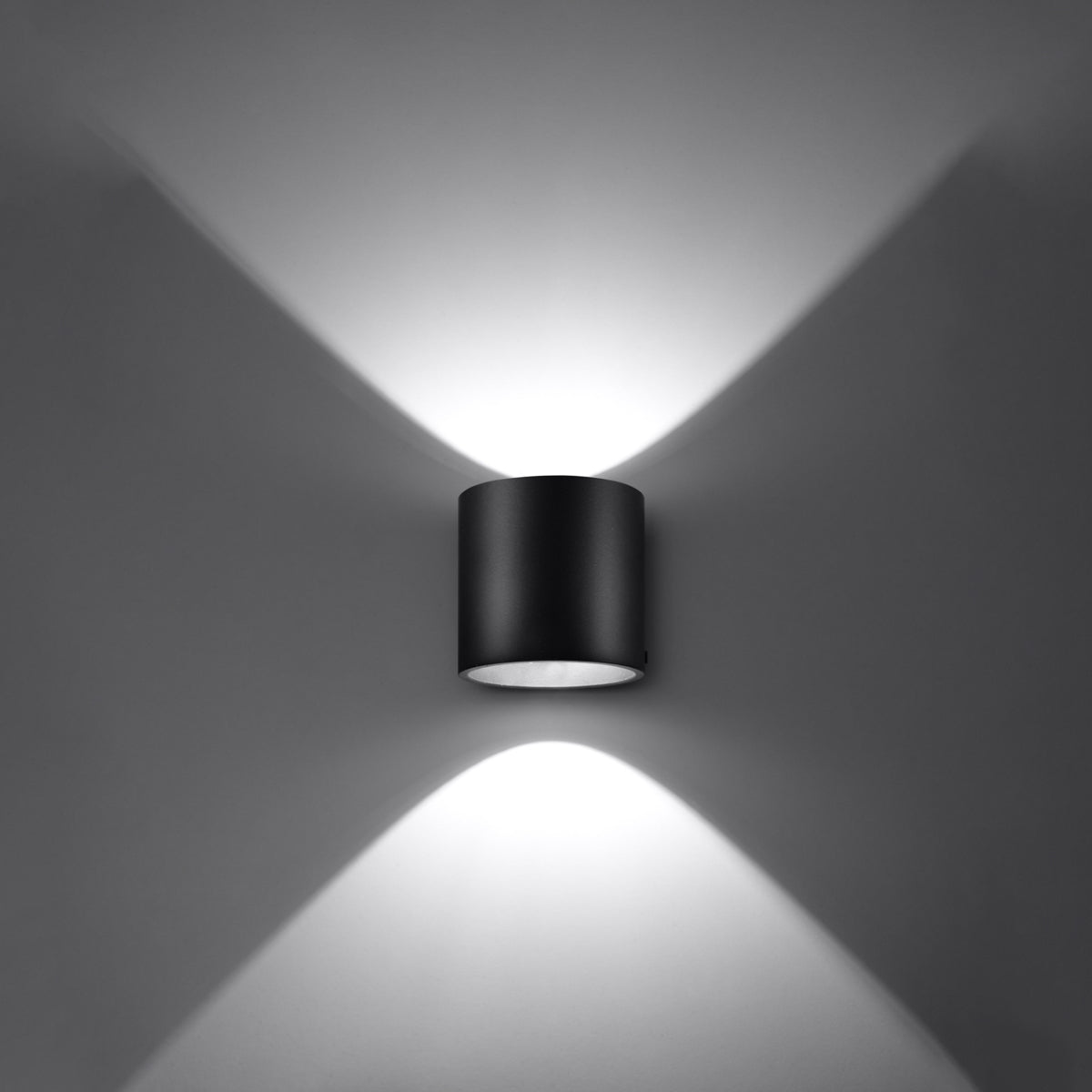 Orbis Black Ceiling & Wall Lamp - Cylindrical Design - Minimalist Lighting