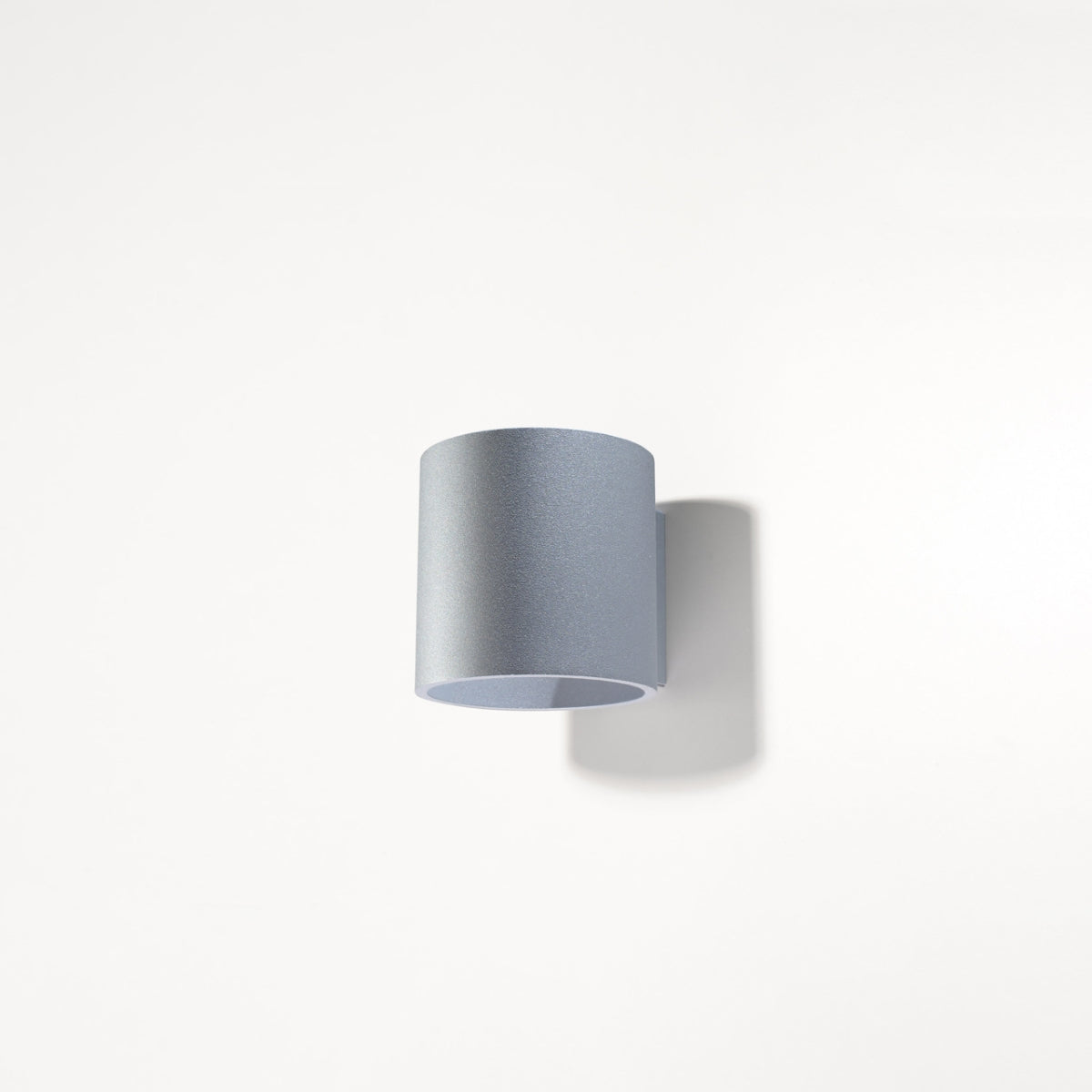 Orbis Gray Ceiling & Wall Lamp - Modern Cylindrical Design - Minimalist Lighting