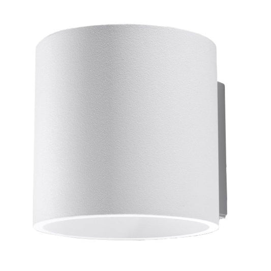 Orbis White Ceiling & Wall Lamp - Cylindrical Modern Design - Minimalist Lighting