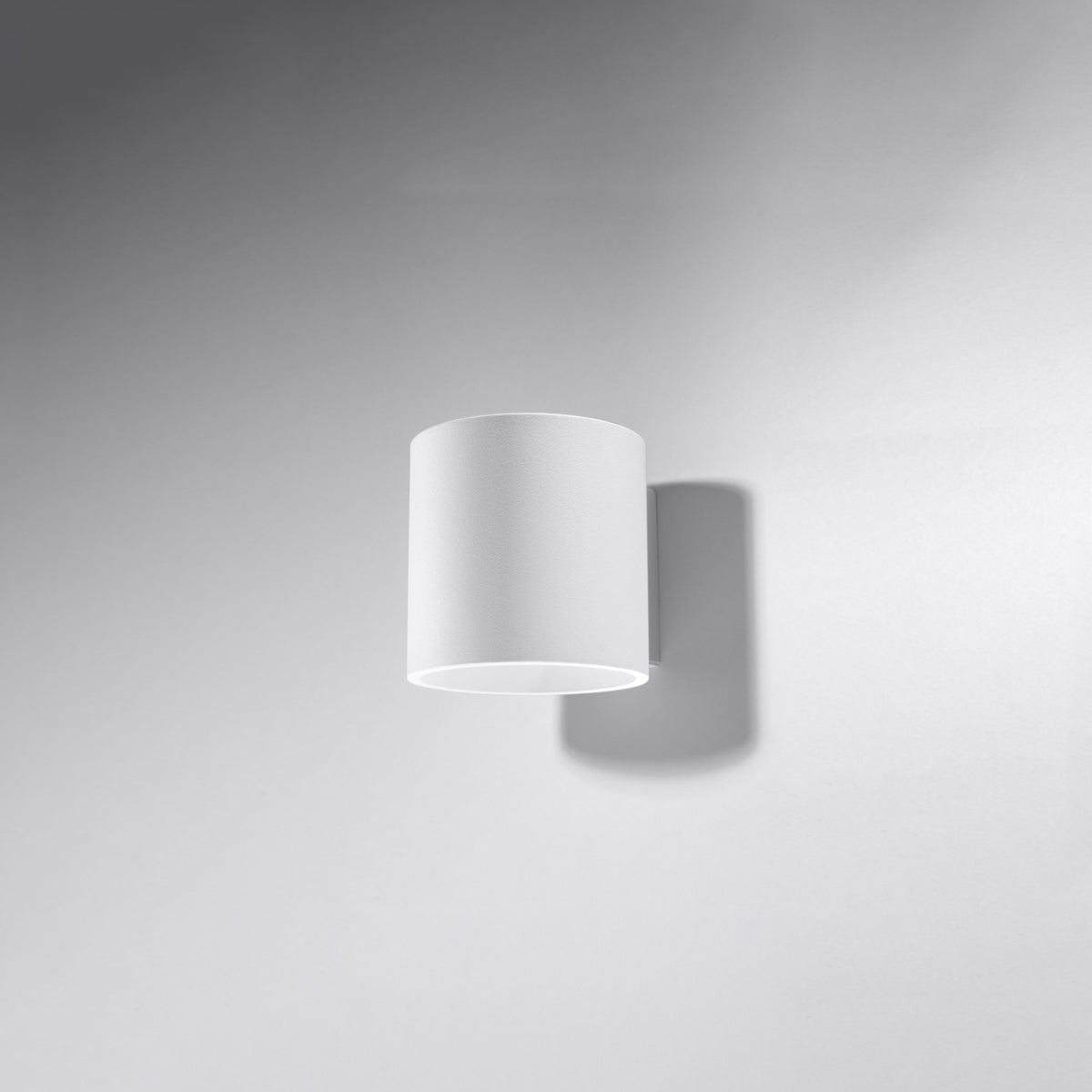 Orbis White Ceiling & Wall Lamp - Cylindrical Modern Design - Minimalist Lighting