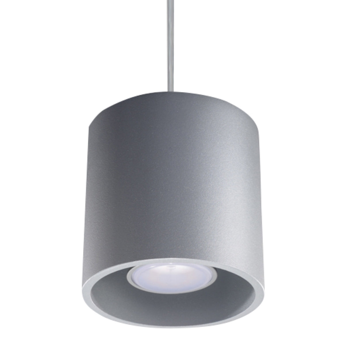 Orbis Gray Ceiling & Wall Lamp - Cylindrical Design - Minimalist Lighting