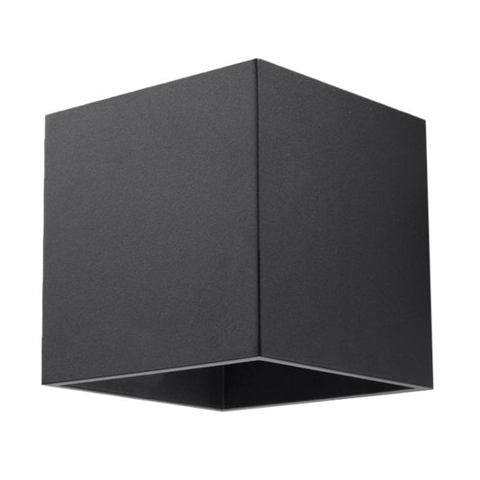 Quad Black Wall Lamp - G9 Light - Aluminum - Modern Style - 10x12 cm