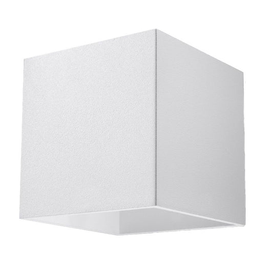 Quad White Wall Lamp - G9 Light - Aluminum - Modern Design - 10x12 cm