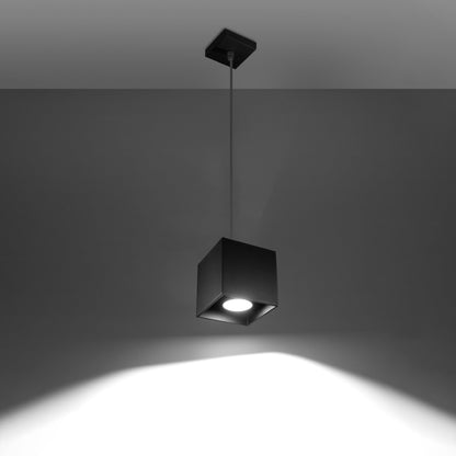 Quad Black Ceiling Lamp - GU10 Light - Modern Aluminum Design - 10x110 cm