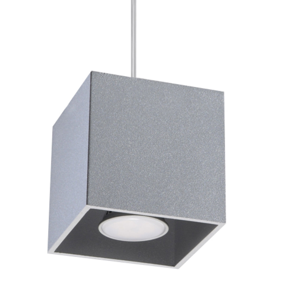 Quad Gray Ceiling Lamp - GU10 Light - Sleek Aluminum Design - 10x110 cm