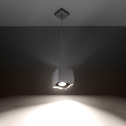 Quad Gray Ceiling Lamp - GU10 Light - Sleek Aluminum Design - 10x110 cm