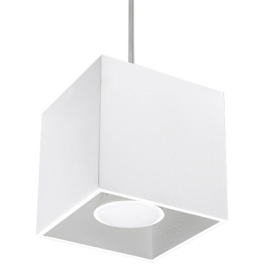 Quad White Ceiling Lamp - GU10 Light - Modern Aluminum Design - 10x110 cm