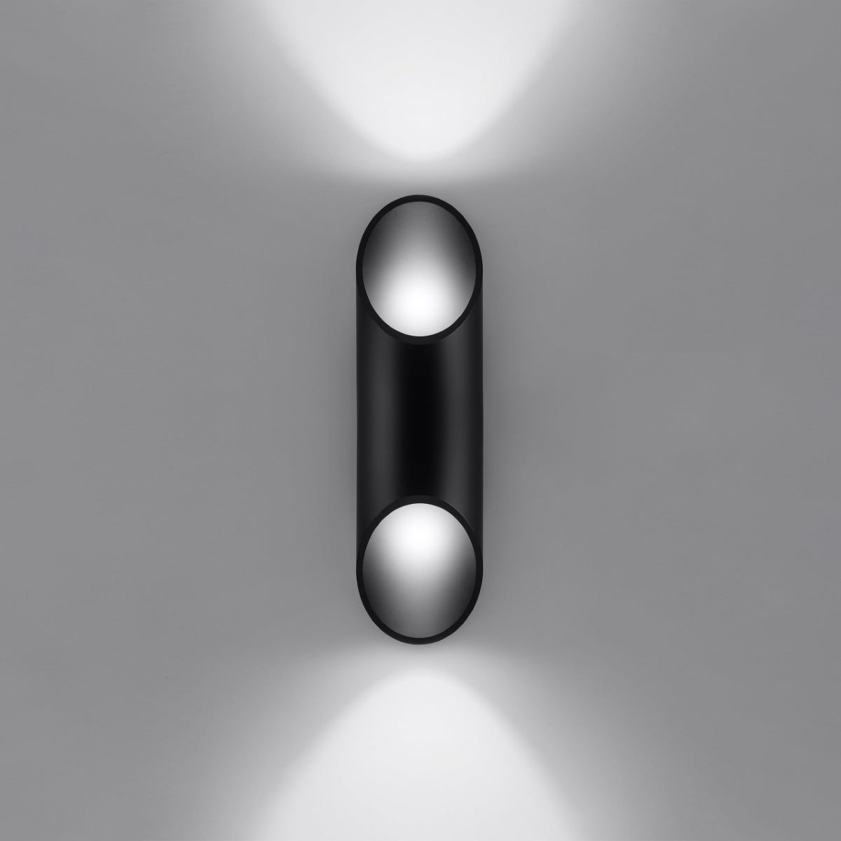 Penne Black Aluminum Wall Lamp - Minimalist G9 LED Light - 10x12x30 cm