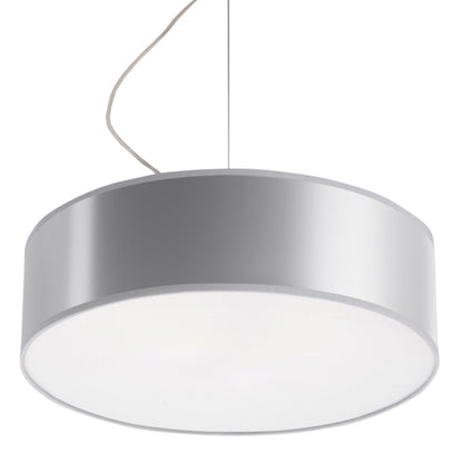 Arena Gray Ceiling Lamp - Modern PVC Design - E27 LED - 35x35x11 cm