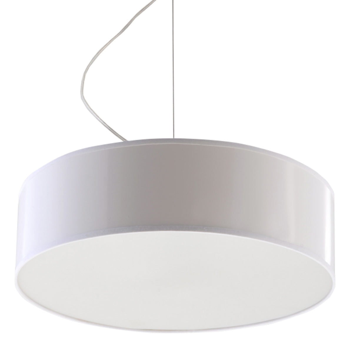 Arena White Ceiling Lamp - Modern PVC Design - E27 LED - 35x35x11 cm