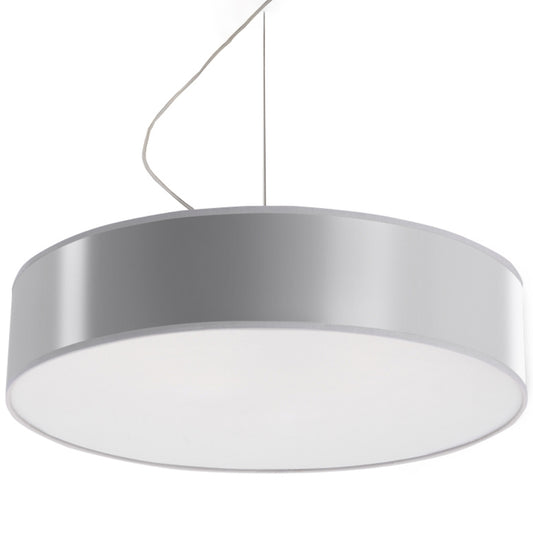 Arena Grey Ceiling Lamp - 3x E27 LED - Modern PVC Design - 45x45x11 cm