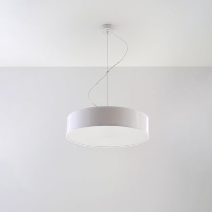 Arena White Ceiling Lamp - 3x E27 LED - Modern PVC Design - 45x45x11 cm