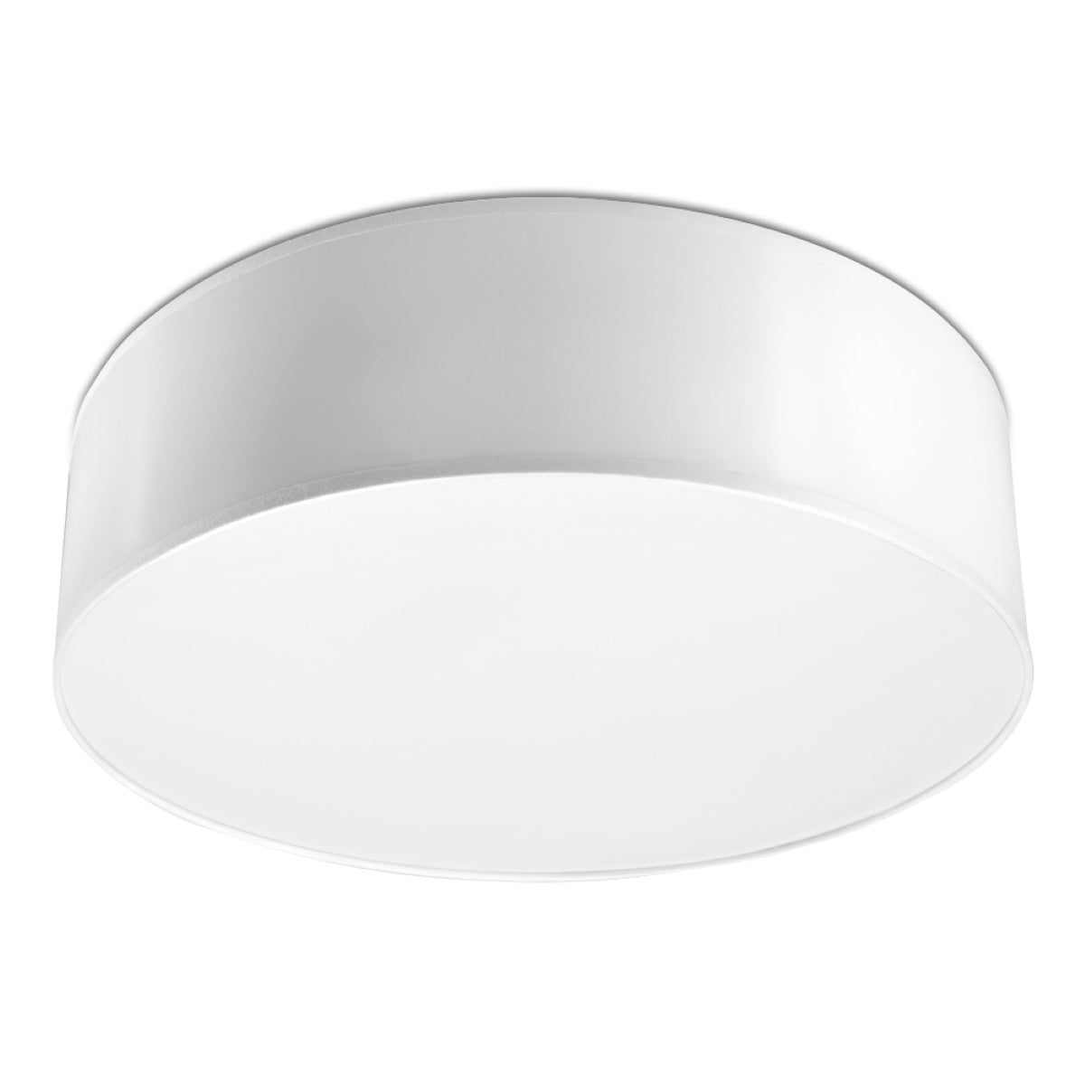 Arena Designer Ceiling Lamp - White - 2xE27 LED - Modern PVC Light Fixture