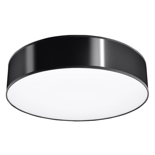 Arena Designer Ceiling Lamp - Black - 3xE27 LED - Modern PVC Light Fixture