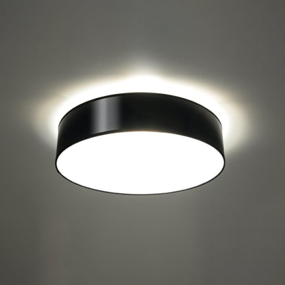 Arena Designer Ceiling Lamp - Black - 3xE27 LED - Modern PVC Light Fixture