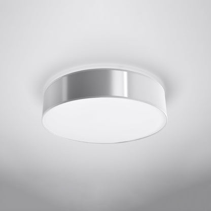 Arena Designer Ceiling Lamp - Gray - 3xE27 LED - Modern PVC Fixture