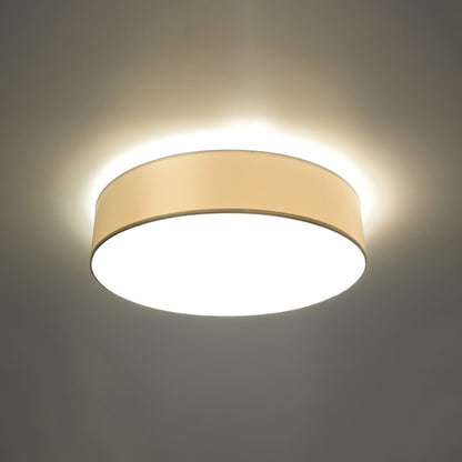 Arena Designer Ceiling Lamp - White - 3xE27 LED - Modern PVC Fixture