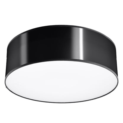 Arena Designer Ceiling Lamp - Black - 1xE27 LED - Modern PVC Fixture