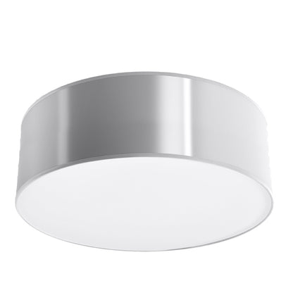 Arena Designer Ceiling Lamp - Gray - 1xE27 LED - Modern PVC Fixture