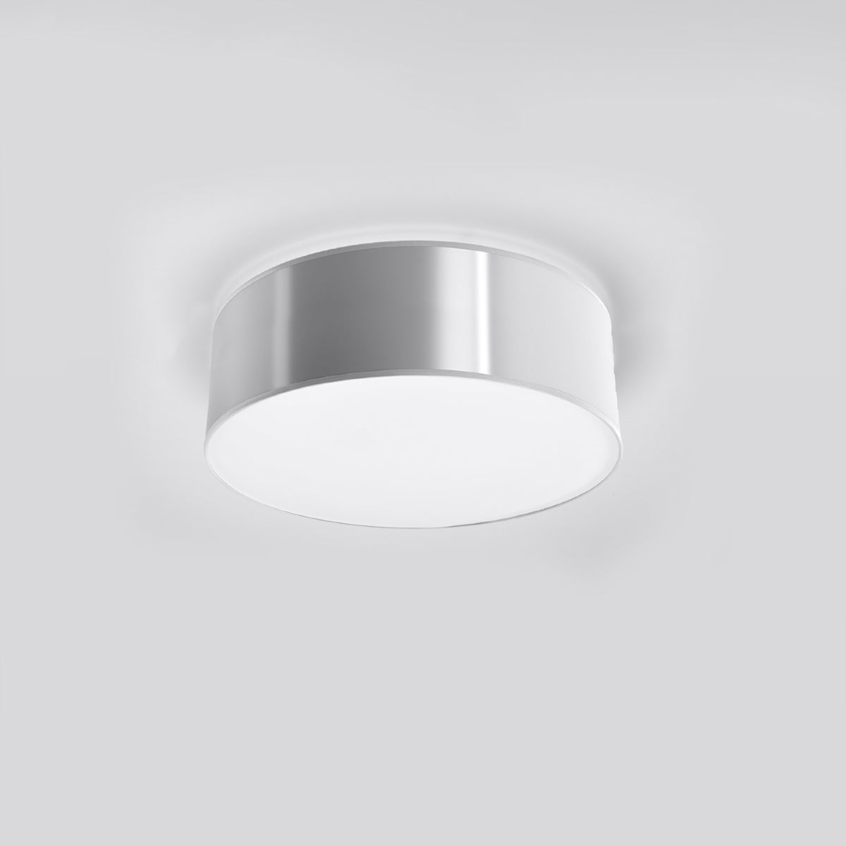 Arena Designer Ceiling Lamp - Gray - 1xE27 LED - Modern PVC Fixture