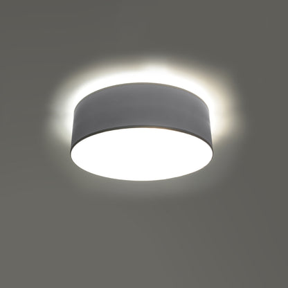 Arena Designer Ceiling Lamp - Gray - 1xE27 LED - Modern PVC Fixture