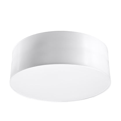 Arena Designer Ceiling Lamp - White - 1xE27 LED - Modern PVC Fixture