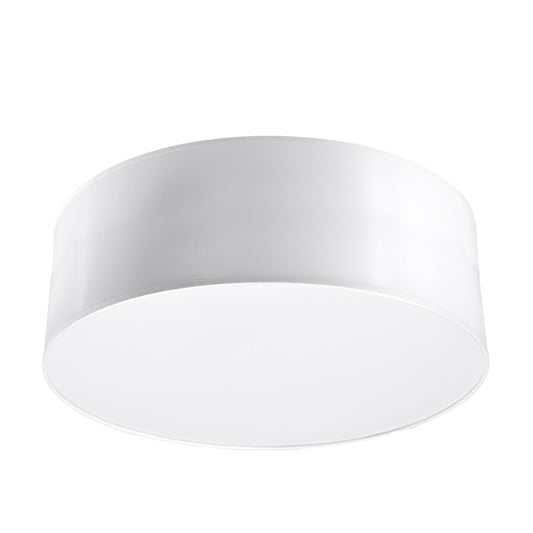 Arena Designer Ceiling Lamp - White - 1xE27 LED - Modern PVC Fixture