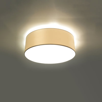 Arena Designer Ceiling Lamp - White - 1xE27 LED - Modern PVC Fixture