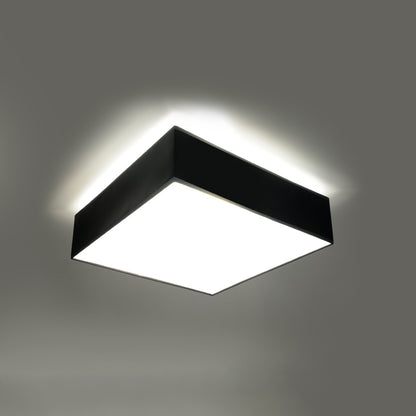 Horus Ceiling Lamp - Black - 2xE27 LED - Modern PVC Fixture